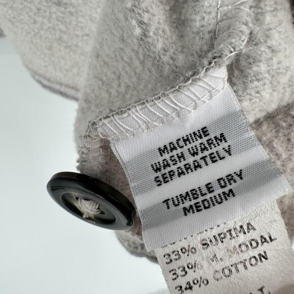 Cut Loose Jacket Womens Small Gray Single Button Raw Edge Asymmetrical Hem USA - Picture 6 of 9